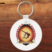 Paintball Mandorla Sleutelhanger (Voorkant)