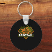 Paintball: Militaire doelwit Paintball Marker Gift Sleutelhanger (Voorkant)
