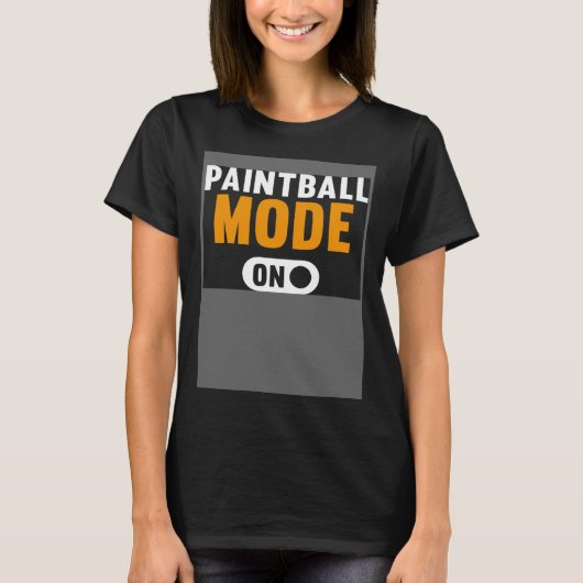 Paintball Mode on T-shirt (Voorkant)