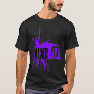 Paintball neon paars blk t-shirt