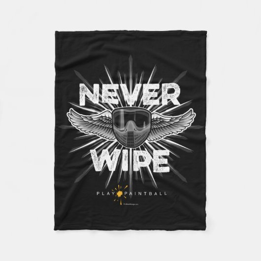 Paintball Never Wipe Fleece Deken (Voorkant)