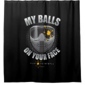 Paintball On Your Face Shower Curtain Douchegordijn (Voorkant)