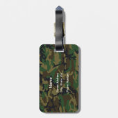 Paintball op je gezicht bagagelabel (Achterkant verticaal)