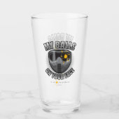 Paintball op je gezicht glas (Voorkant)