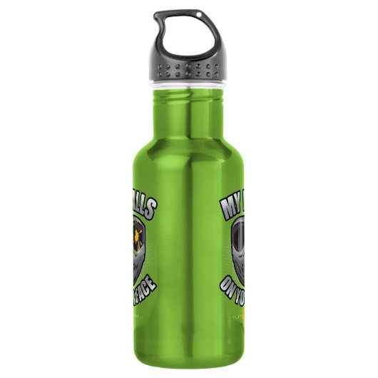 Paintball op je gezicht waterfles  (Achterkant)