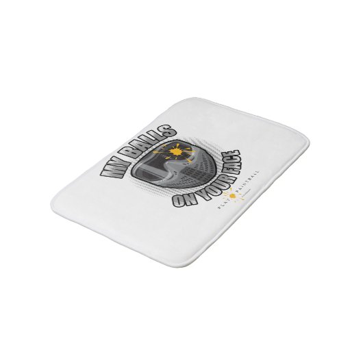 Paintball op je voetbath Mat (Gekanteld)