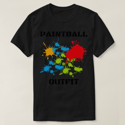 Paintball outfit tactisch wit t-shirt (Design voorkant)