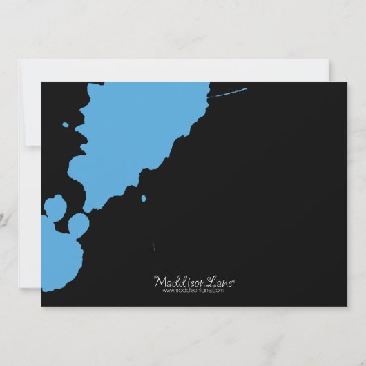 Paintball Paintball Birthday Party Kaart (Achterkant)