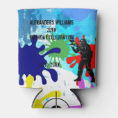 Paintball Party Blikjeskoeler (Voorkant)