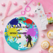 Paintball Party Papieren Bordje (Feest)