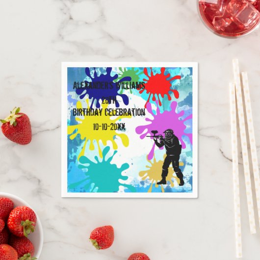 Paintball Party Servet (Insitu)