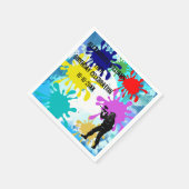 Paintball Party Servet (Hoek)