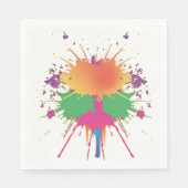 Paintball Party servetten (Voorkant)