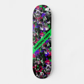 Paintball Party Skulls Dd Brand Persoonlijk Skateboard (Voorkant)