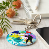 Paintball Party Sleutelhanger (Zijkant)