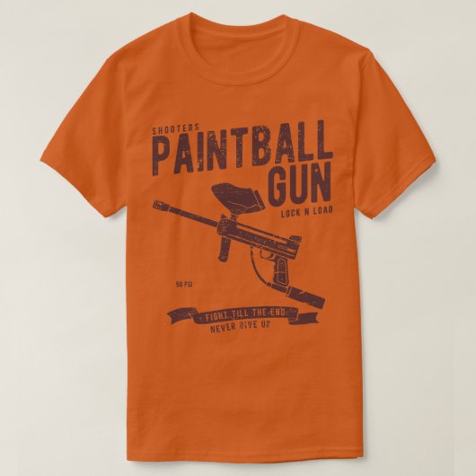Paintball Pistool T-shirt (Design voorkant)