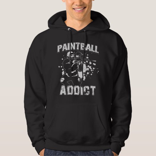 Paintball Player | Hobby Paintballer Gift Idee Hoodie (Voorkant)