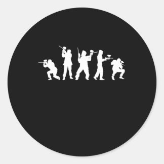 Paintball Players Paintball Marker Paintball Gun G Ronde Sticker