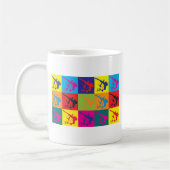 Paintball Pop Art Koffiemok (Links)