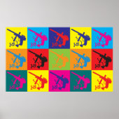 Paintball Pop Art Poster (Voorkant)