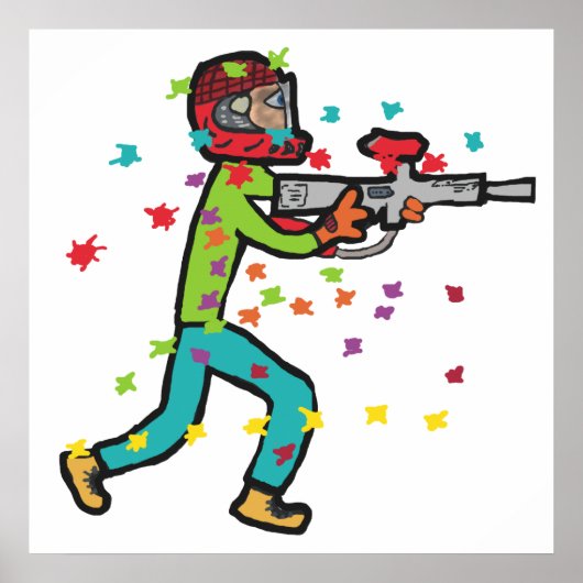 Paintball Poster (Voorkant)