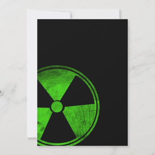 Paintball Radio Actieve verjaardag Kaart (Achterkant)