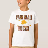 Paintball Rocks (bruin) T-Shirt (Voorkant)