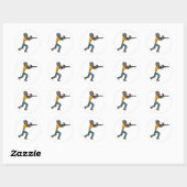 Paintball Ronde Sticker (Vel)