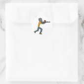 Paintball Ronde Sticker (Tas)