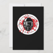 Paintball Roos Paintball Doelschijf Speler Marker Kaart (Voorkant)