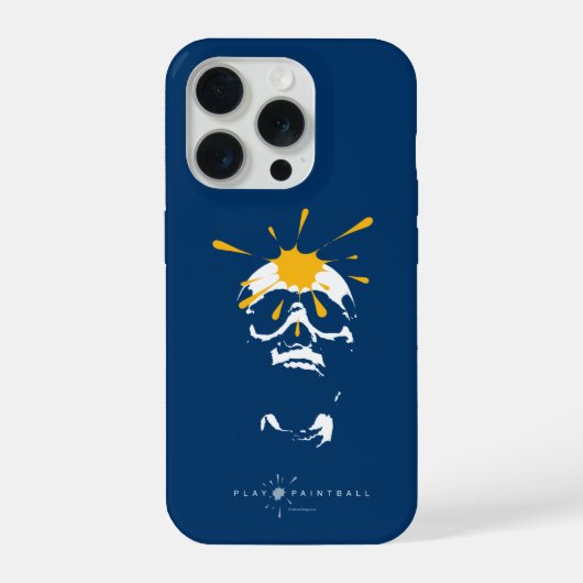 Paintball Schedel iPhone Hoesje (Achterkant)