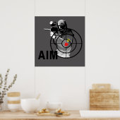 Paintball Shooter - Doel Poster (Keuken)