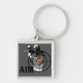 Paintball Shooter - Doel Sleutelhanger (Voorkant)