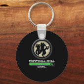 Paintball Skill Loading Paintball Player Gift Sleutelhanger (Voorkant)