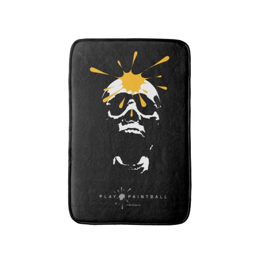 Paintball Skull Badmat (Voorkant Verticaal)