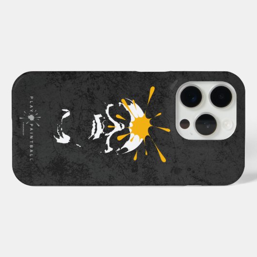 Paintball Skull Case-Mate iPhone Case (Achterkant (horizontaal))