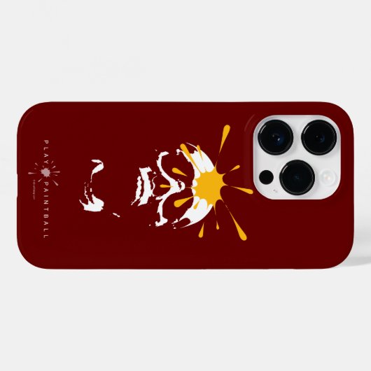 Paintball Skull Case-Mate iPhone Case (Achterkant (horizontaal))