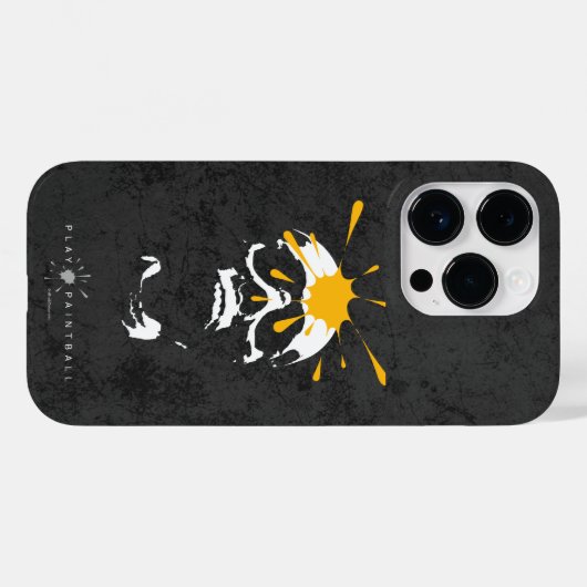 Paintball Skull Case-Mate iPhone Case (Achterkant (horizontaal))