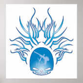 Paintball Skull Poster (Voorkant)