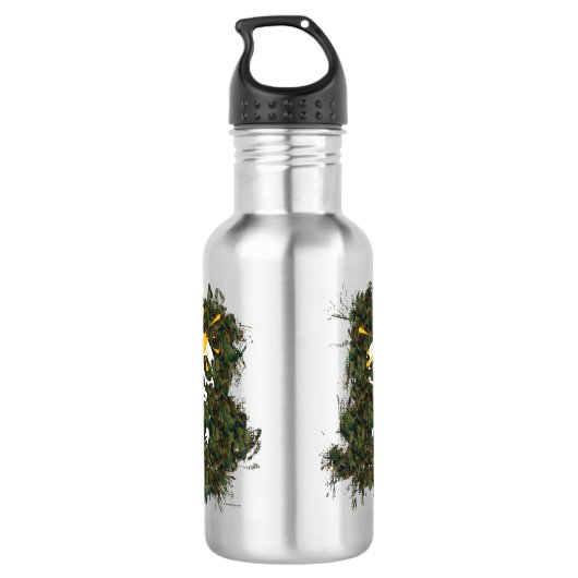 Paintball Skull Waterfles (Achterkant)