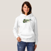 Paintball Speler met Dual Markers Actie Sport Hoodie (Voorkant volledig)