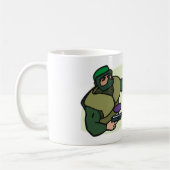 Paintball Speler met Dual Markers Actie Sport Koffiemok (Links)