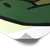 Paintball Speler met Dual Markers Actie Sport Poster (Hoek)