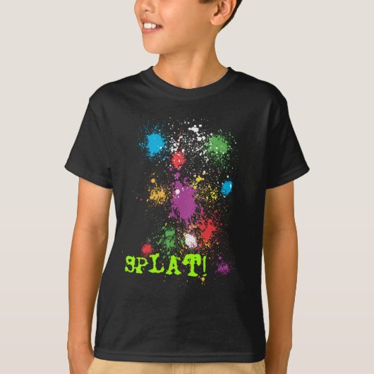 Paintball Splat T-shirt (Voorkant)