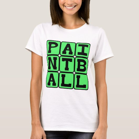 Paintball, Sporten T-shirt (Voorkant)