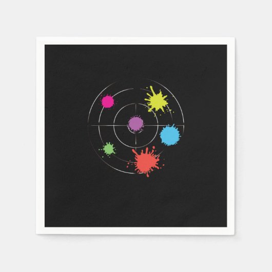 Paintball Target Paintball Player G Servet (Voorkant)