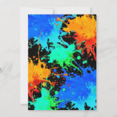 Paintball tiener bruh je in verjaardagsfeestje kaart (Achterkant)