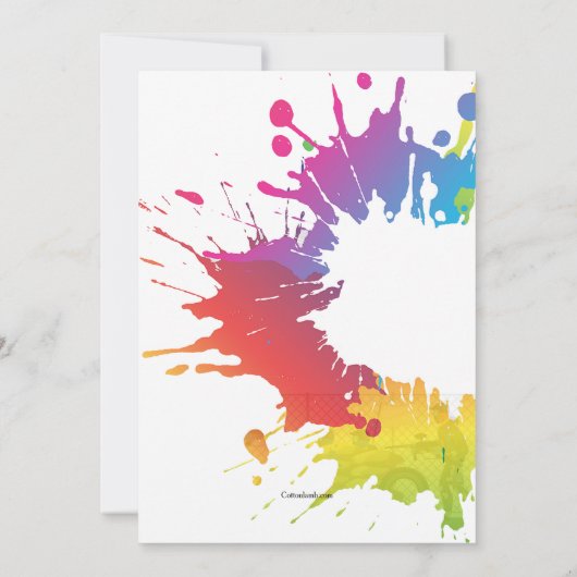 Paintball Uitdaging Kaart (Achterkant)