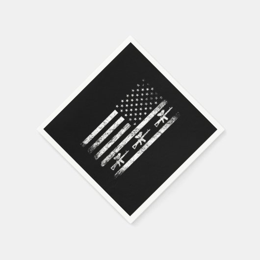 Paintball USA Flag Paintball Player Paintball Mark Servet (Hoek)