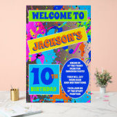 Paintball Verjaardag Party Acryl Teken Bord (Huwelijk)